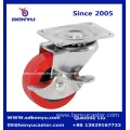 Red PU Swivel Caster for Truck